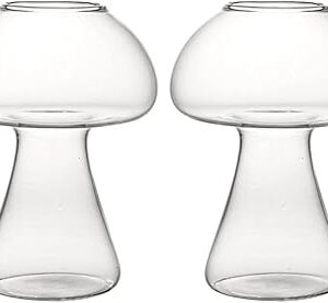 Yarnow 2 pièces verre à cocktail créatif design champignon clair bar verres à champagne nouveauté ktv tasse de fête pour boire des martinis manhattans vodka gin martini. Votre shopping simplifié de A à Z avec Diaytar