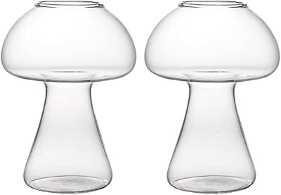 Yarnow 2 pièces verre à cocktail créatif design champignon clair bar verres à champagne nouveauté ktv tasse de fête pour boire des martinis manhattans vodka gin martini. Votre shopping simplifié de A à Z avec Diaytar