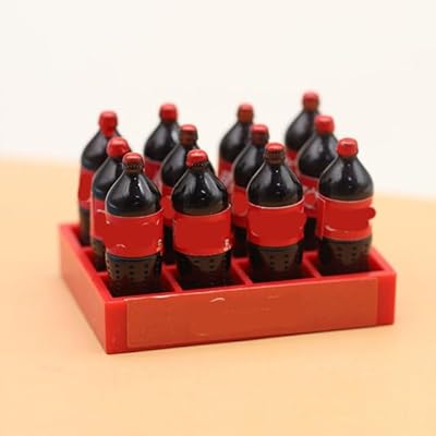 Aepro - ensemble de bouteilles de boisson de supermarché, maison de poupée, échelle