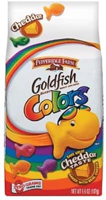 Craquelins à saveur de cheddar gold fish colors de pepperidge farm, 187 grammes