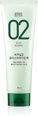 Masque capillaire hydratant au thé vert professionnel amos 8,45 oz (250 ml) | masque nourrissant et hydratant pour la croissance des cheveux | après-shampooing en profondeur | masque coréen pour la croissance des cheveux. Le discount haut de gamme, c'est possible avec Diaytar