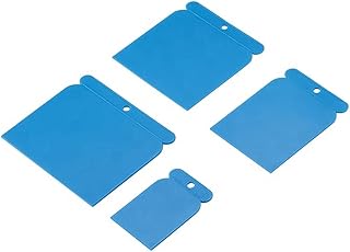 Ensemble de couteaux à mastic et grattoir carrés en pvc pour cloisons