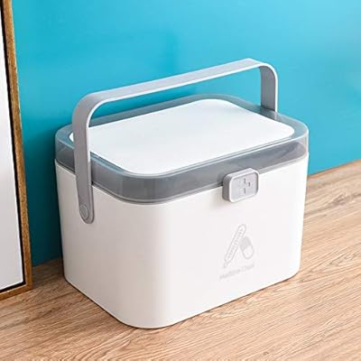 Beelink grande boîte à médicaments de premiers secours portable à domicile en plastique