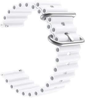 Bracelet de montre en silicone ocean compatible avec la montre onz firebolt talk