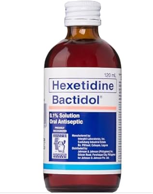 Bactidol bain de bouche antiseptique oral gargarisme 120 ml pour maux de gorge, démangeaisons de gorge. Plus de choix, moins de dépenses avec Diaytar