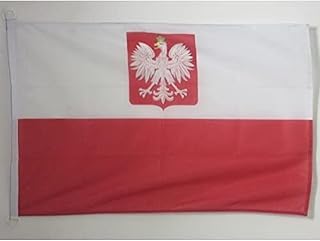 AZ FLAG DRAPEAU POLOGNE AVEC AIGLE 90 X 60 CM – DRAPEAU POLOGNE