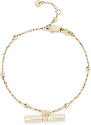 Bracelet clouté aria t-bar pour femme de buckley london, couleur or, métal non