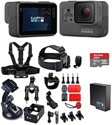 Gopro pour hero 6 black avec batterie rechargeable pour 5 6 et ensemble