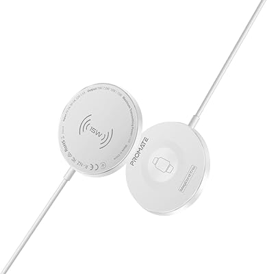 Chargeur sans fil 3 en 1 promate, chargeur sans fil magnétique double face