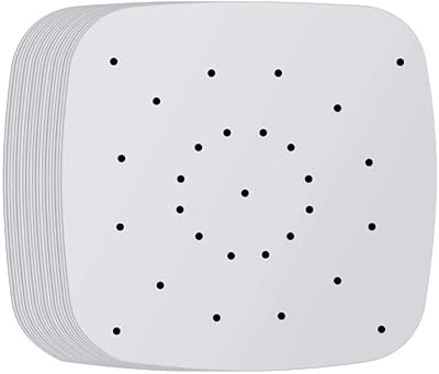 Sparskys 100 pièces de doublures antiadhésives jetables pour friteuse à air