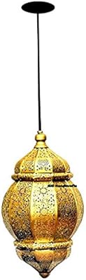 Lampe à suspension marocaine en métal gig handrafts