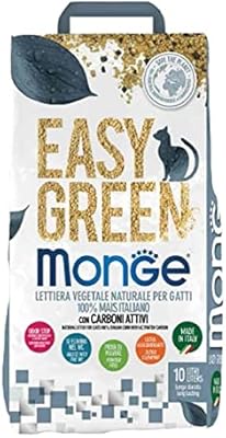 Monge easy green 100% maïs avec charbon actif cat littler - 10l