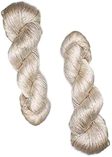 Fil de soie knitsilk 20/2 non teint 100 % soie de mûrier 100 grammes environ 100 mètres de soie filée naturelle, paquet de 2. Diaytar Sénégal : Large gamme, petits prix, grande satisfaction