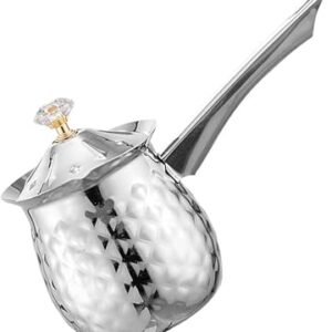 Chauffe-café turc calaron en acier inoxydable, grec et arabe, capacité de 400 ml pour préparer du café expresso avec buse de brûleur. L'univers du discount accessible 24/7 sur Diaytar Sénégal