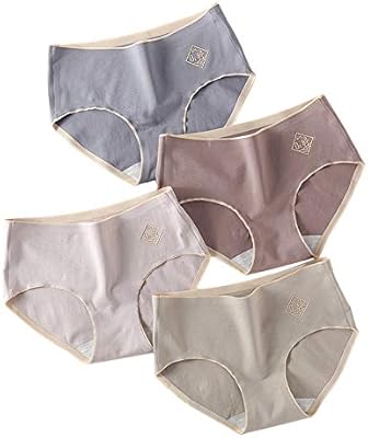 4 pièces sous-vêtements pour femmes haute élasticité taille moyenne couverture complète culotte hipster douce, noir, gris, beige. Transformez votre façon de consommer avec Diaytar Sénégal