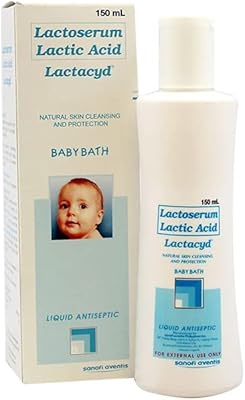 Bain naturel pour bébé lactique pour nettoyer et protéger la peau, 150 ml