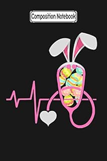 Cahier de composition : infirmière jour de pâques battement de coeur forme de stéthoscope oreilles de lapin cadeau infirmière amour infirmière carnet de soins infirmiers journal carnet de notes ligné vierge 6x9 100 pages. Simplifiez vos achats avec Diaytar, le e-commerce nouvelle génération