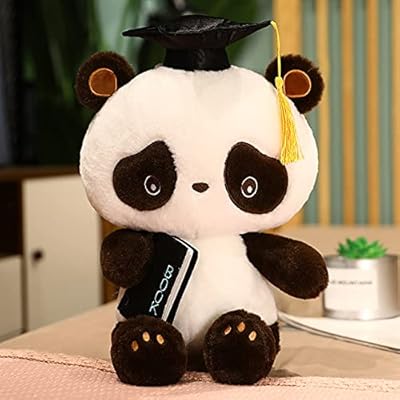 Aepro - peluche docteur panda remise des diplômes peluche animaux doux panda poupée