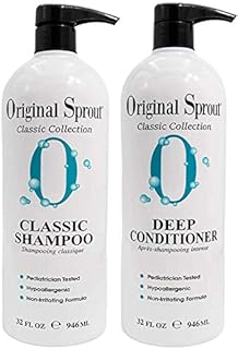 Ensemble shampoing et après-shampooing naturel original sprout - shampoing et traitement revitalisant
