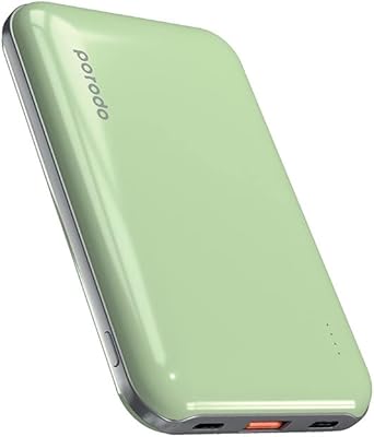 Banque d'alimentation porodo 10 000 mah pd 20 w compatible avec entrée lightning