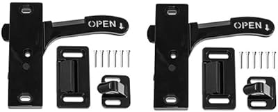Ensemble de loquets et poignées de porte en maille rv designer e2857, paquet