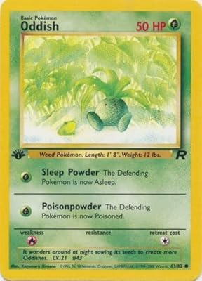 Pokemon - odish (63) - team rocket - première édition