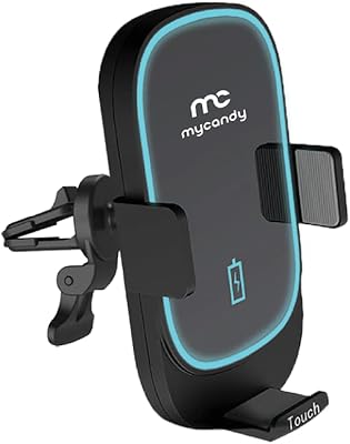 Chargeur de voiture sans fil my candy de 15 watts avec support mobile