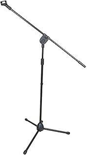 Pied de sol pour microphone, couleur noire nb-301