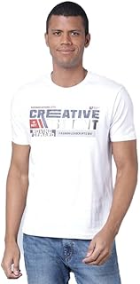 T-shirt imprimé drip pour hommes