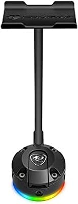 Support pour casque de jeu couger bunker srgb, hub usb, rvb, électrique