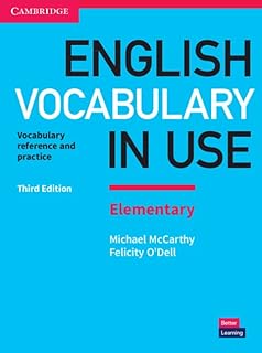 Livre élémentaire de vocabulaire anglais utilisé avec réponses