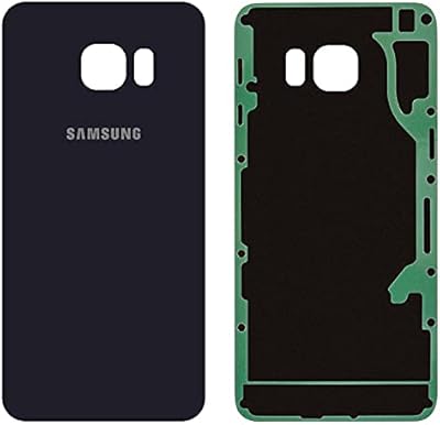 Panneau arrière en verre redessiné pour samsung galaxy s6 edge plus (g928f, bleu)