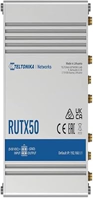 Teltonica rutx 50 routeur sans fil industriel 5g + lte cat 20, double