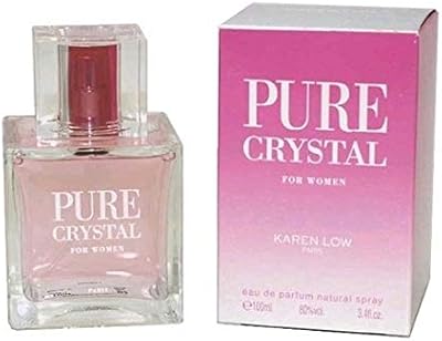 Eau de parfum pure crystal en vaporisateur pour femme par karen