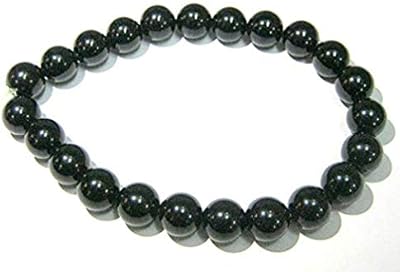 Crystal miracle tourmaline noire 8mm perles d'énergie bracelet rond en cristal cadeau bijoux