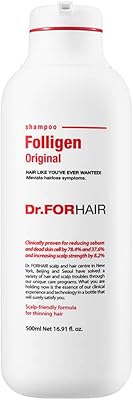 Shampooing original foliagen de dr. for hair, 500 ml, pour réduire la chute