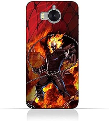 Coque de protection en silicone tpu pour huawei y5 2017 avec motif ghost