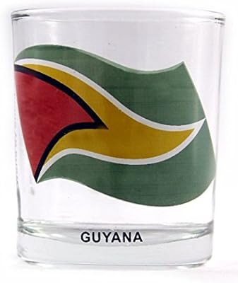 Tasse en verre drapeau gueing