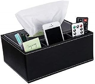 Menottes en cuir pu, organisateur de fournitures de bureau polyvalent, support de télécommande