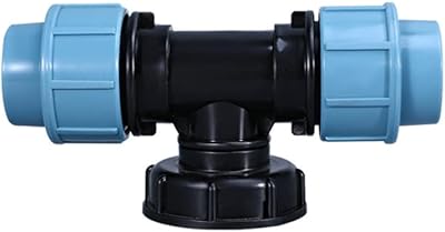 Connecteur fileté de réservoir ibc, adaptateur s60x6 pour sortie en t mdpe, équipement