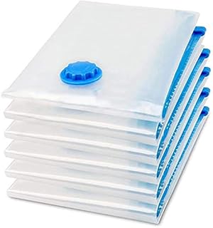 11 pièces sac de rangement compressé sous vide avec pompe à main sac