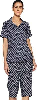 Ensemble pyjama capri coupe classique longis pour femme