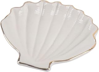 Plat à bijoux en céramique coquillage : plat à bijoux en coquillage, boîte