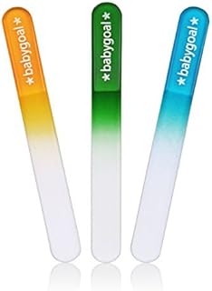 Lot de 3 limes à ongles pour nouveau-né baby goal avec sac