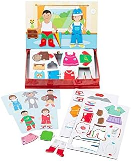 Jouets big jiggs mag-play (vêtements), aimants et tableau de narration magnétique