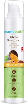 Crème de jour mamaearth ubtan avec spf 30, au curcuma et au safran