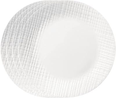 Vaisselle corel (lot de 4 - assiettes plates, tissu en lin)