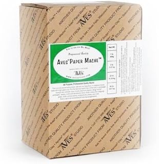 Papier mâché aves - pâte de papier mâché et argile à papier de qualité industrielle, papier mâché pour la personnalisation, les restaurations, le collage, le scellement et la forme en toute simplicité. papier mâché (1 lb). Électroménager, mode, beauté... Diaytar a tout en stock