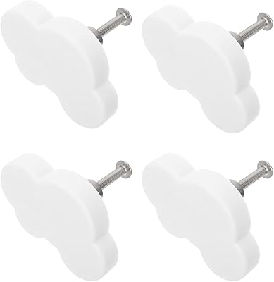 Yarno 4 pièces de boutons de meuble de dessin animé pour armoire, chambre