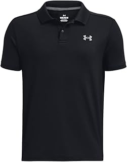 Chemise under armour performance polo-blk pour garçons
